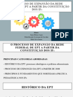 O Processo de Expansão Da Rede Federal de