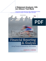 Financial Statement Analysis 13Th Edition Gibson Test Bank Full Chapter PDF