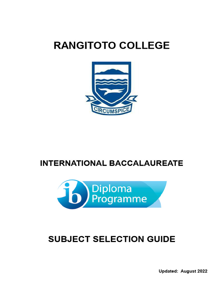 Ib subject selection guide 2022 pdf