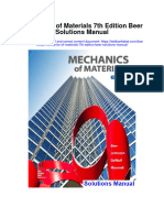 Mechanics of Materials 7Th Edition Beer Solutions Manual Full Chapter PDF