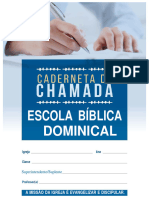 Caderneta Escola Biblica Dominical