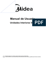 Manual de Usuario: Unidades Interiores VRF