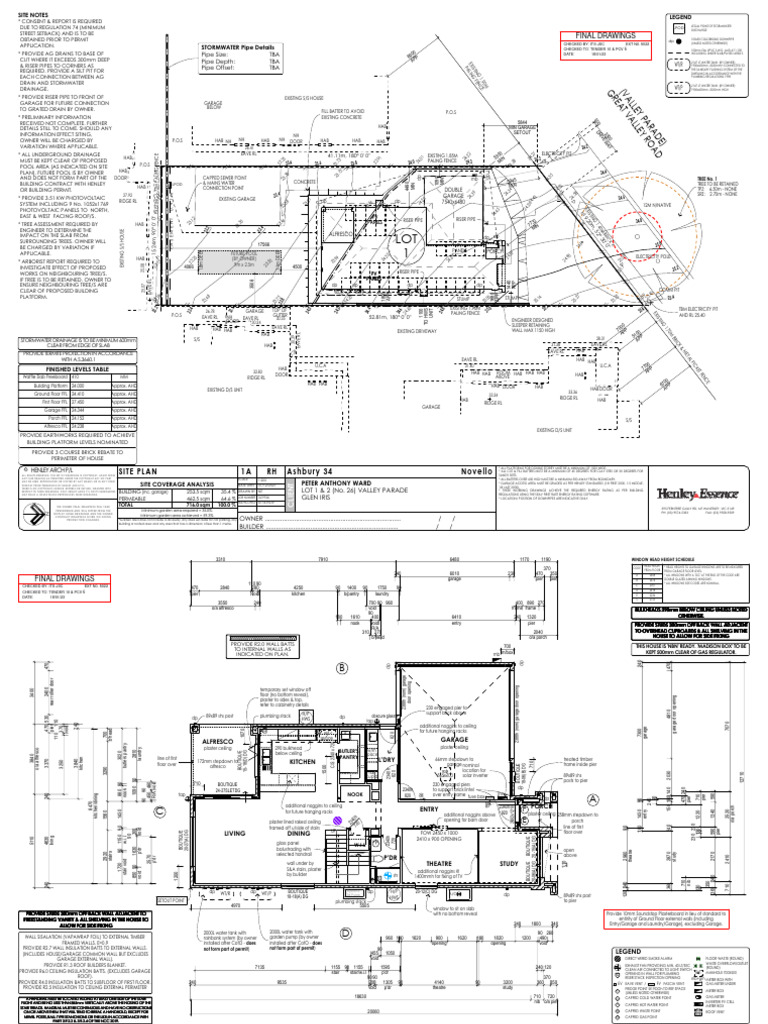 Stormwater and Plumbing Plans for House | PDF | Storm Drain | Hydrology ...