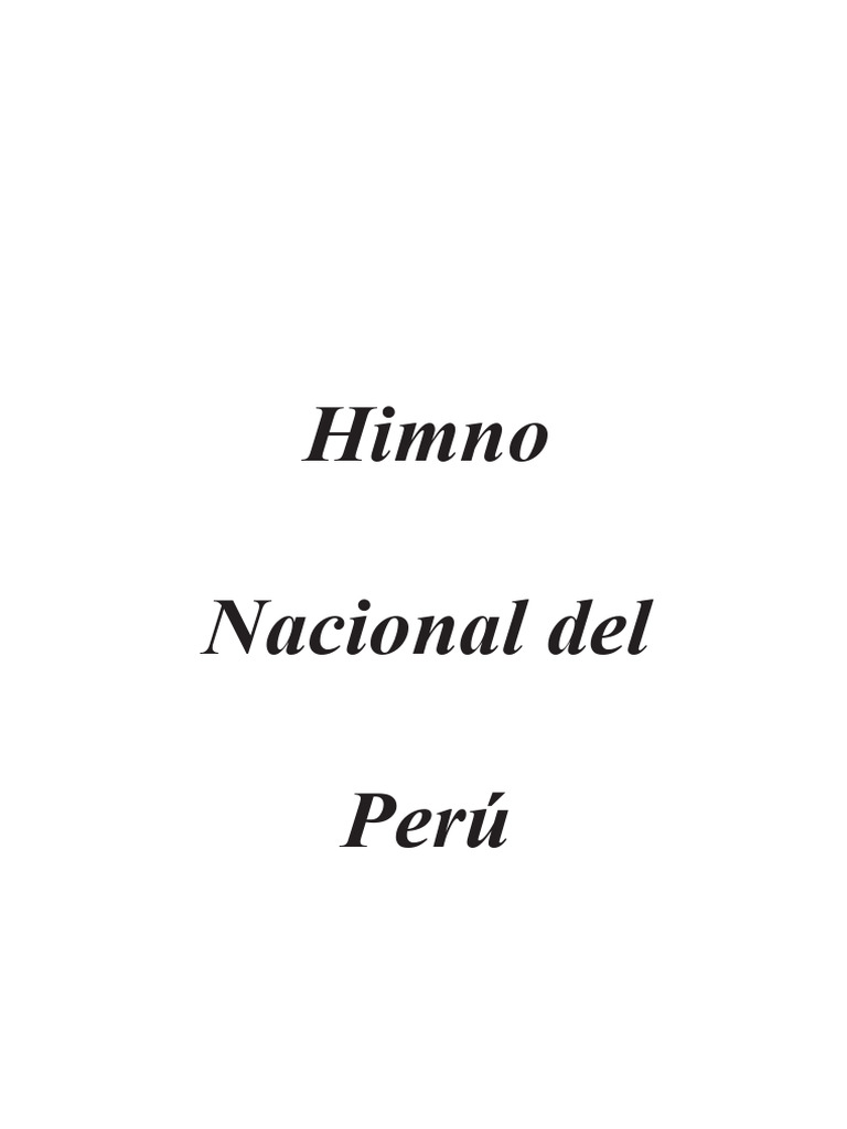 Himno Nacional PDF