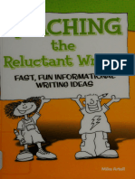 Reaching The Reluctant Writer - Fast, Fun, Informational - Artell, Mike - 2005 - Gainesville, FL - Maupin House - 9780929895796 - Anna's Ar