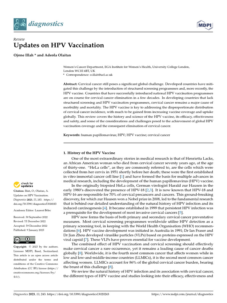 Retrieve 2 | PDF | Cervical Cancer | Vaccines