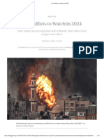 Foreign Policy - 10 Conflicts To Watch in 2024