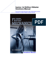 Fluid Mechanics 1St Edition Hibbeler Solutions Manual Full Chapter PDF