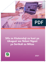 SWAHILI Performance and Attributes of The Internal Audit Function at The Local Government Level