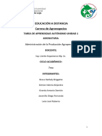 Unidad 1 Trabajo Experimental Administración Agropecuaria