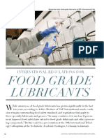 NFC Int Regulations Food Grade Lubricants