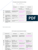 Dispositions Rubric & Reflection PDF