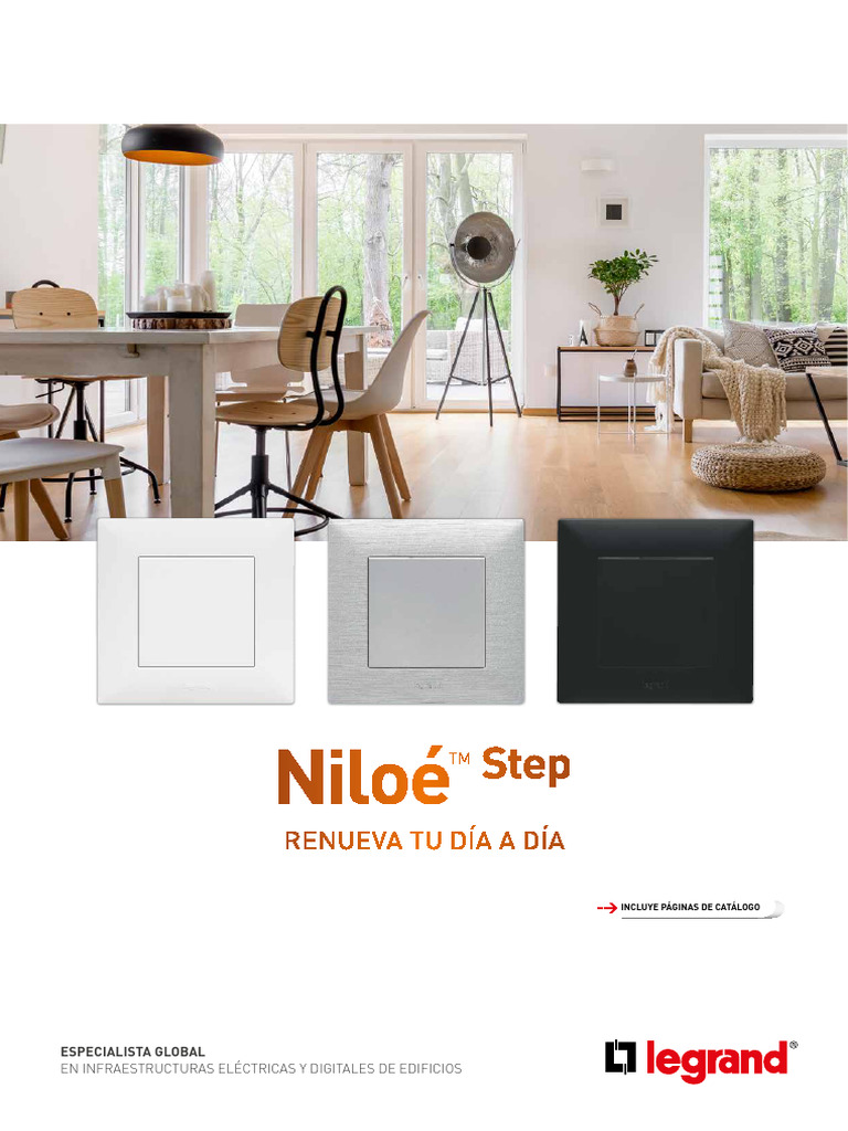 Cadre Niloe Step 2 Postes Encastré - Noir - Montage Vertical/Horizontal - 86x157mm - Legrand Compatible