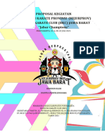 Proposal Kegiatan Kejuaraan Karate Provinsi (Kejurprov) Bandung Karate Club (BKC) Jawa Barat "Jabar Champions"