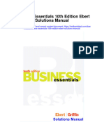 Business Essentials 10Th Edition Ebert Solutions Manual Full Chapter PDF