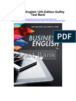 Business English 12Th Edition Guffey Test Bank Full Chapter PDF