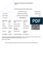 Mohammad Kadir Birth and Death Verification