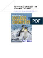 Foundations of College Chemistry 14Th Edition Hein Test Bank Full Chapter PDF