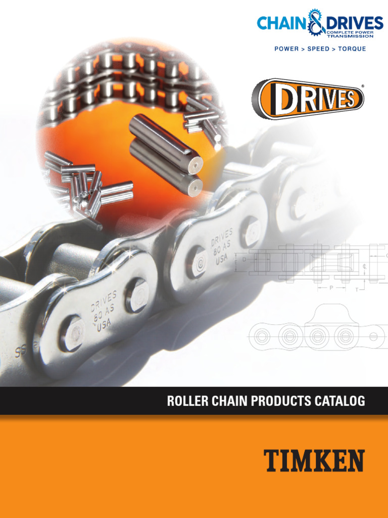 Timken Drives Roller Chain Catalogue PDF