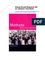 Methods Doing Social Research 4Th Edition Jackson Test Bank Full Chapter PDF