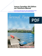 Personal Finance Canadian 5Th Edition Kapoor Solutions Manual Full Chapter PDF