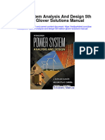 Power System Analysis and Design 5Th Edition Glover Solutions Manual Full Chapter PDF