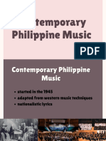 Contemporary Philippine Music