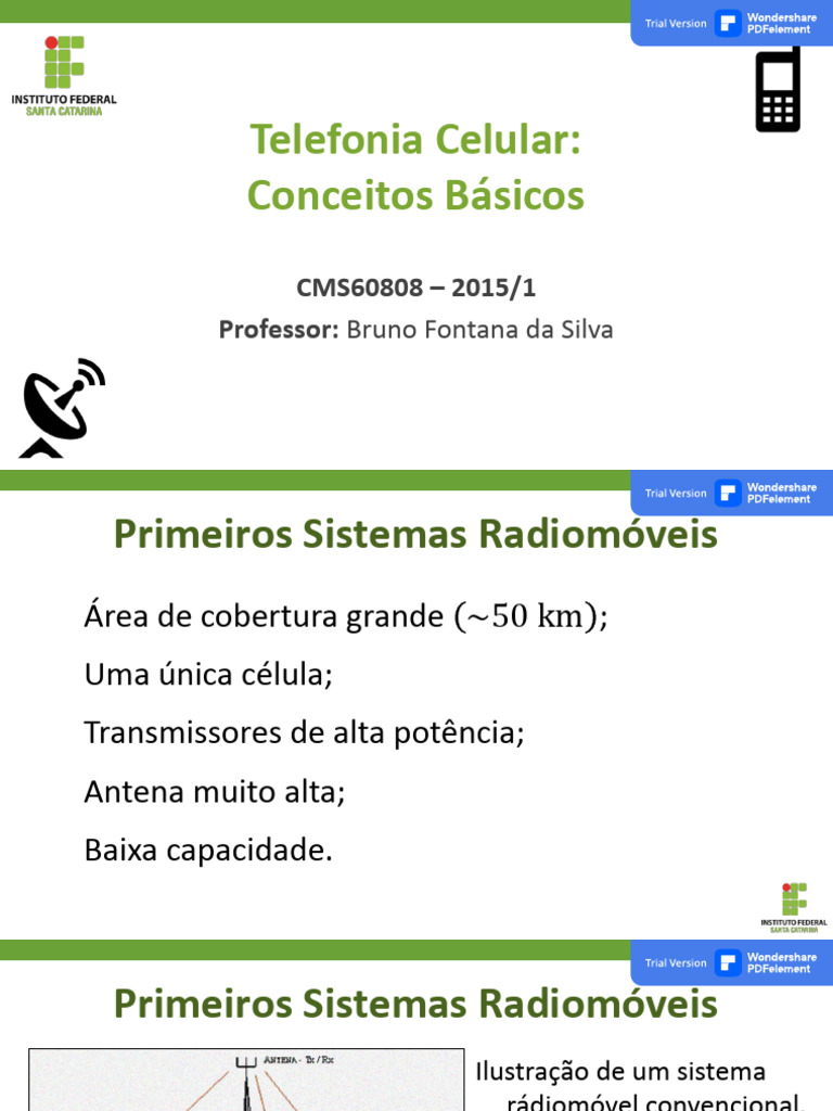 Conceitos Básicos de Telefonia Celular | PDF