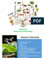 Module 9 Taxonomy and Ecology