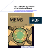 Foundations of Mems 2Nd Edition Chang Liu Solutions Manual Full Chapter PDF