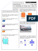 Lista 3 Cilindros e Prismas 2° Ano 2019