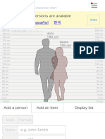 Hikaku Sitatter - Height Comparison Chart