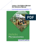 Download Microeconomics 11Th Edition Michael Parkin Solutions Manual full chapter pdf