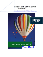 Download Microeconomics 11Th Edition Slavin Test Bank full chapter pdf