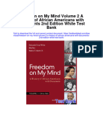 Freedom On My Mind Volume 2 A History of African Americans With Documents 2Nd Edition White Test Bank Full Chapter PDF