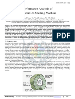Performance Analysis of Coconut De-Shelling Machine