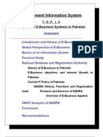Management Information System: Progress of E-Business Systems in Pakistan