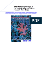 Functions Modeling Change A Preparation For Calculus 5Th Edition Connally Test Bank Full Chapter PDF
