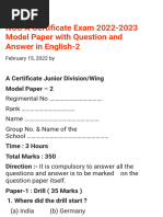 Map Reading NCC Notes | PDF