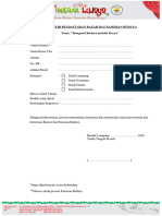 Formulir Pendaftaran FESBUD BAZAR