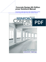 Reinforced Concrete Design 8Th Edition Limbrunner Solutions Manual Full Chapter PDF