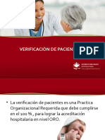 Verificaciòn de Pacientes