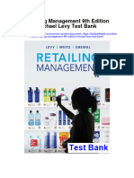 Retailing Management 9Th Edition Michael Levy Test Bank Full Chapter PDF