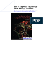 Fundamentals of Cognitive Psychology 3Rd Edition Kellogg Test Bank Full Chapter PDF
