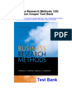 Download ebook Business Research Methods 12Th Edition Cooper Test Bank full chapter pdf