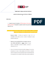 ? Semana 05 - Tema 01 Tarea - Aplicación Del Parafraseo Como Estrategia de Fuentes para La PC1 (Terminado)