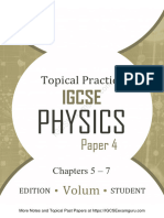 IGCSE Topical Past Papers Physics P4 C5 - C7 - 240101 - 192234