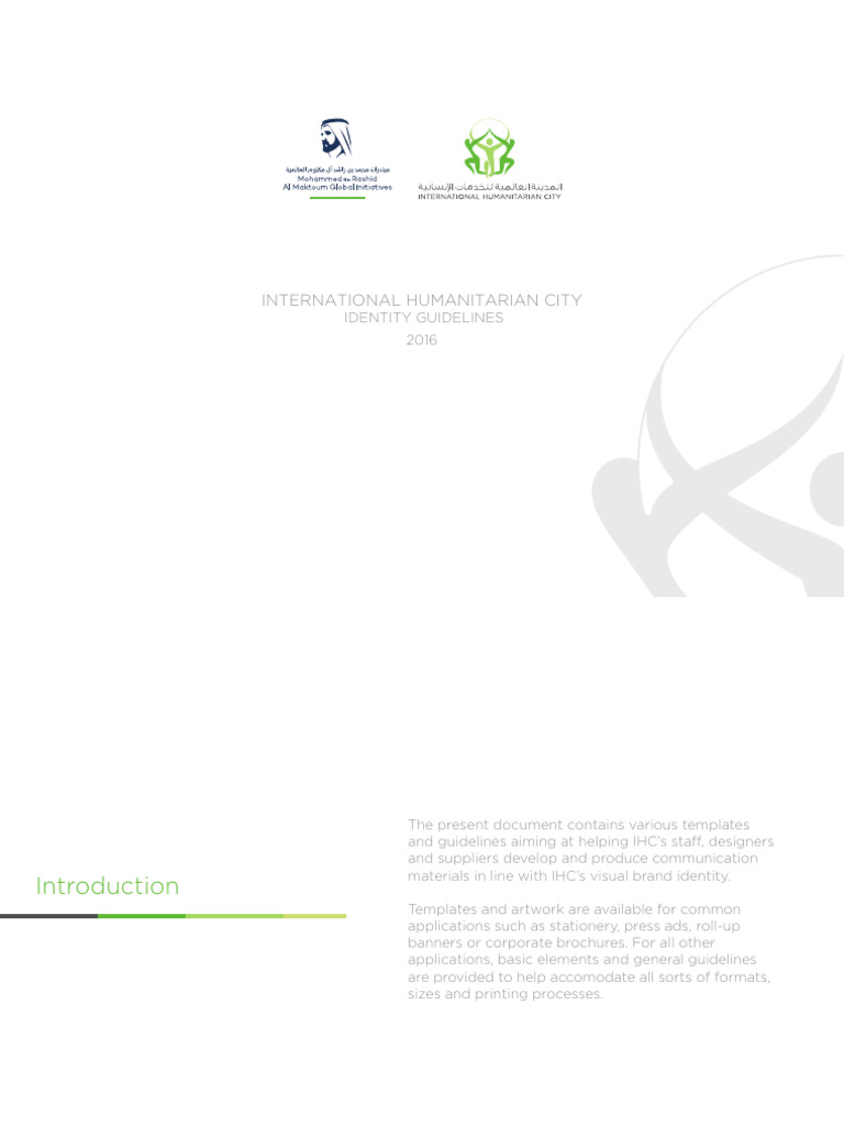 IHC Brand Identity Guidelines | PDF | Logos | Typefaces