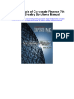 Fundamentals of Corporate Finance 7Th Edition Brealey Solutions Manual Full Chapter PDF