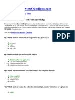 Laravel MCQ Multiple Choice Questions